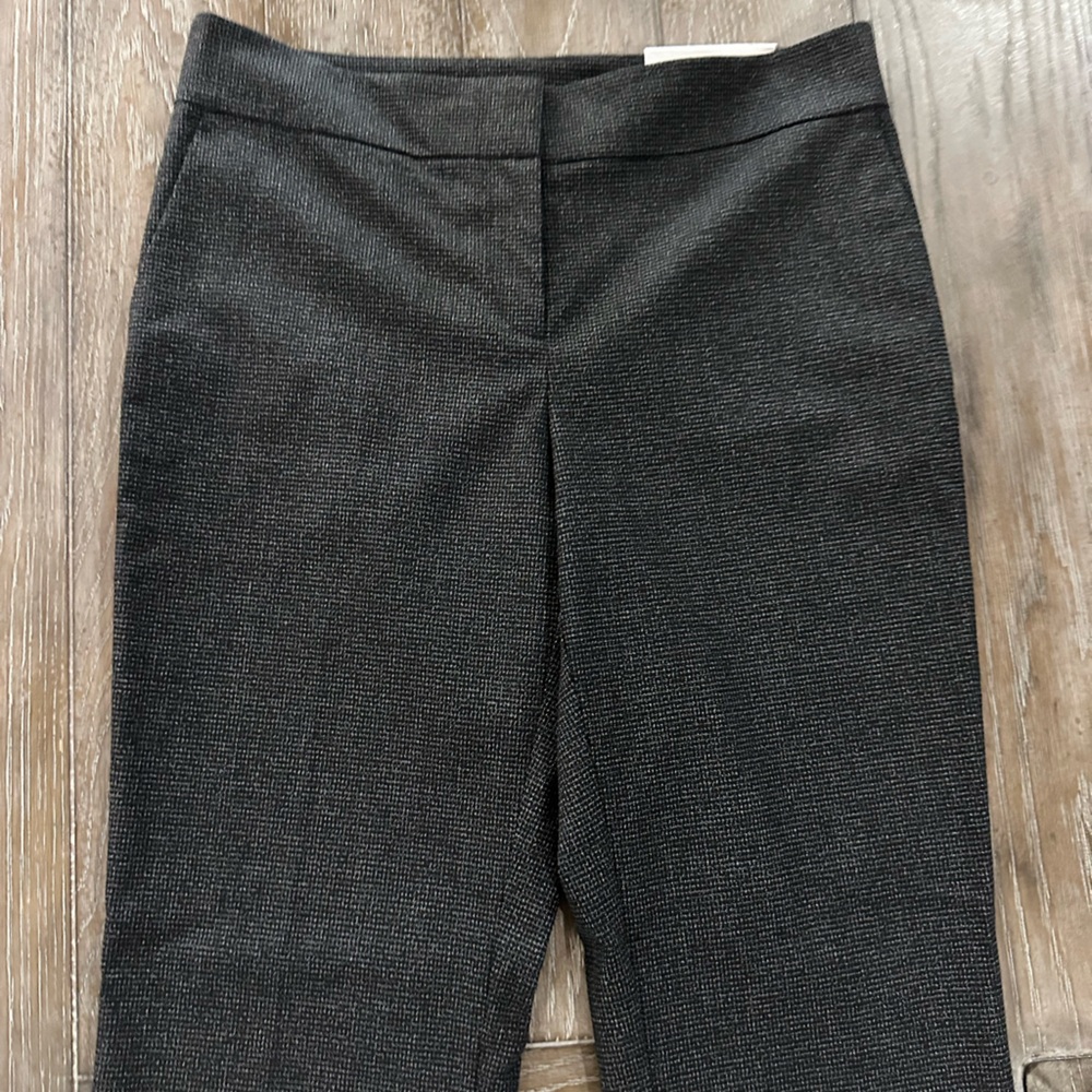 Ann Taylor Charcoal Straight Leg Pants - Picture 2 of 12